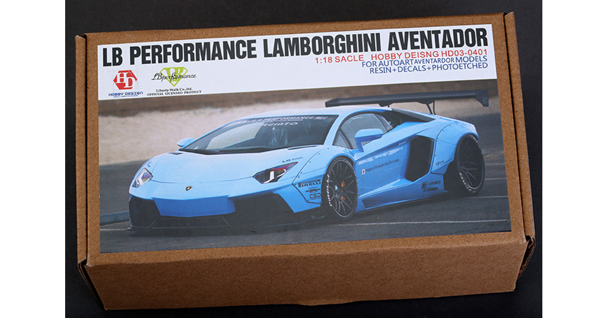 Kit LB Performance Lamborghini Aventador 1/18 - Pièces détachées